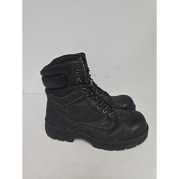 Dakota Men\'s 8\'\' 877 Steel Toe Steel Plate Safety Work Boots Black Size 12M main image 5